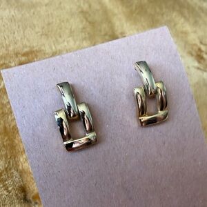 Napier Gold-Tone Link Earrings